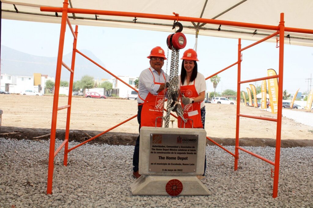 Esta nueva tienda de The Home Depot reafirma la vocación industrial y logística del municipio de Escobedo: Andrés Mijes alcalde